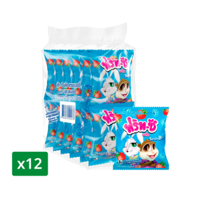 FRIT-C Plus Gummy Jelly Strawberry and Blue Raspberry Flavour 20 g. x 12 units