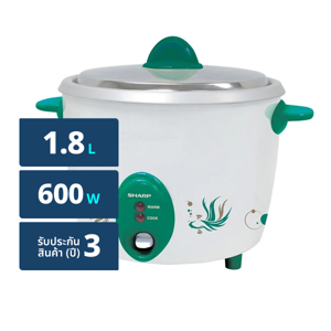 ชาร์ป หม้อหุงข้าว รุ่น KSH-D18 ขนาด 1.8 ล. คละแบบ