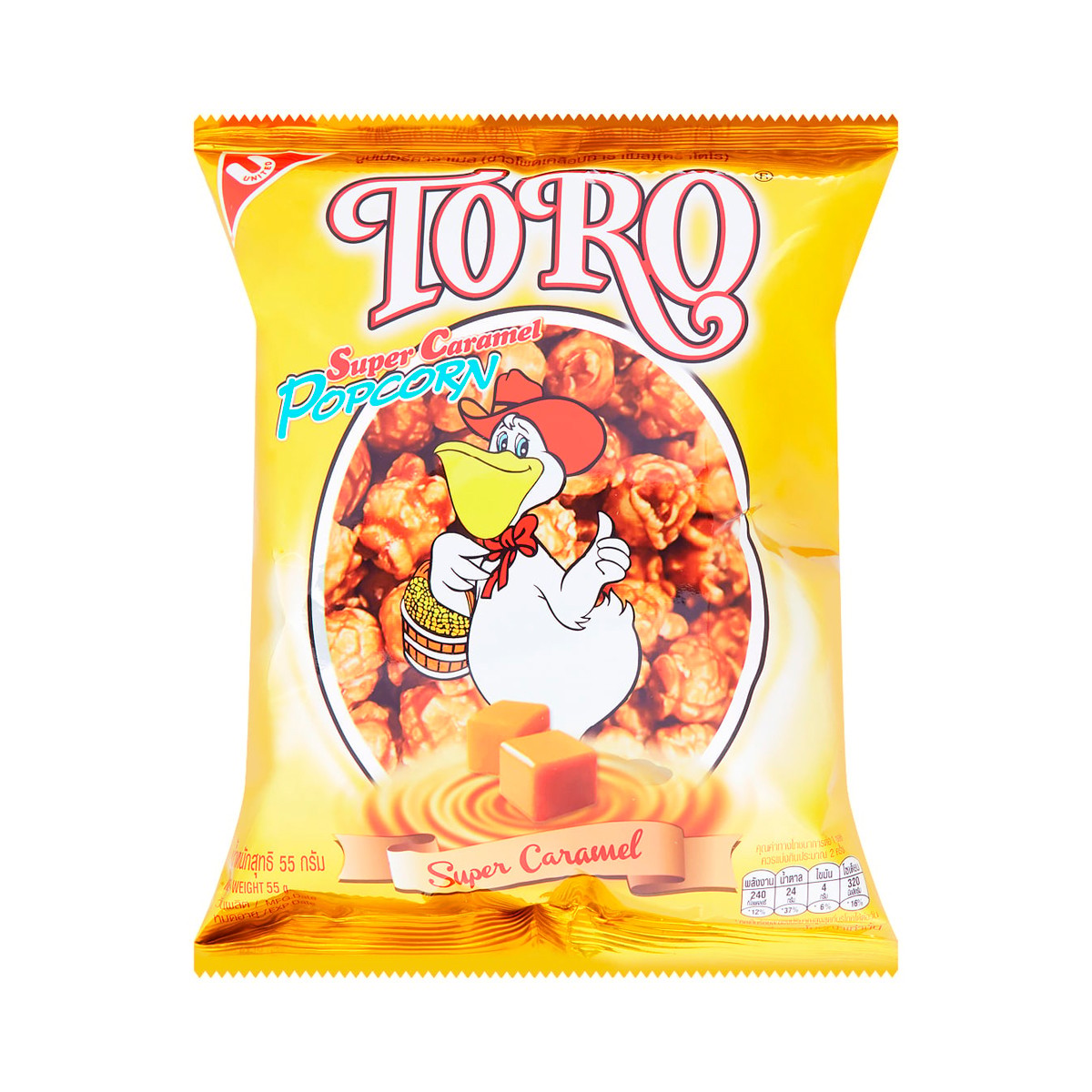 Toro Crunchy Popcorn Super Caramel Flavor 55 g.