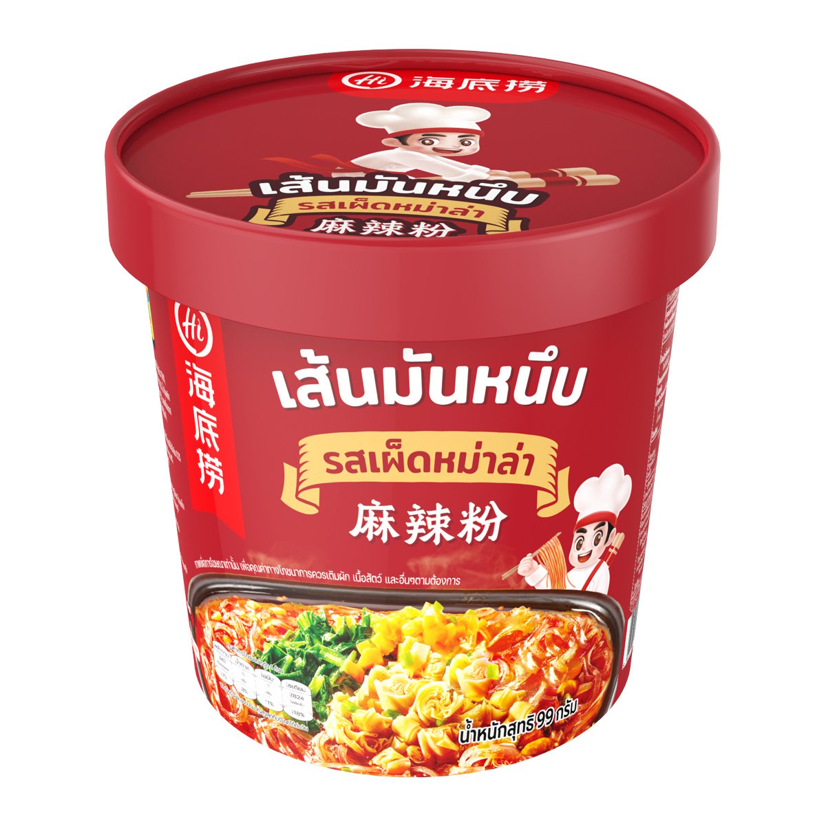 ไห ตี่ เลา เส้นมันหนึบ รสเผ็ดหม่าล่า 99 ก.