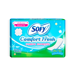 Sofy Panty Liners Comfort Fresh Scented 52pcs.