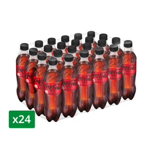 โค้ก น้ำอัดลม สูตรไม่มีน้ำตาล 500 มล. x 24 ชิ้น_thumbnail