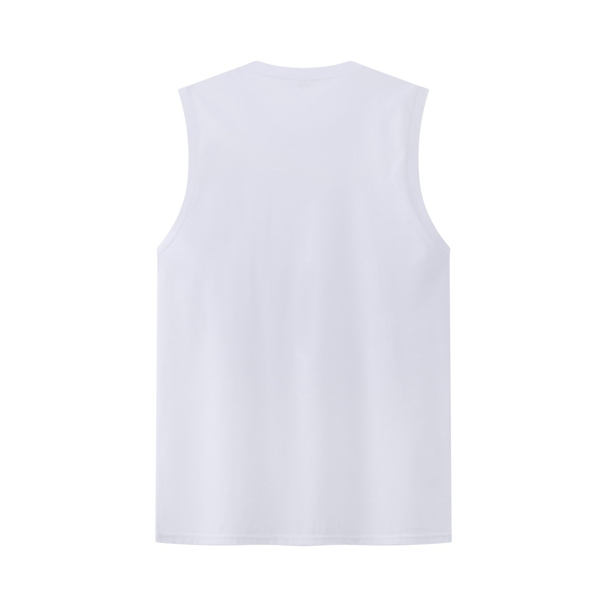 เบสิโค เสื้อแขนกุดผู้ชาย สีขาว_1