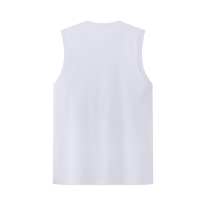 เบสิโค เสื้อแขนกุดผู้ชาย สีขาว_thumbnail_1