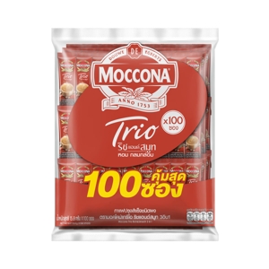 MOCCONA Trio Rich & Smooth 3in1 Instant Coffee 15.8 g. Pack 100