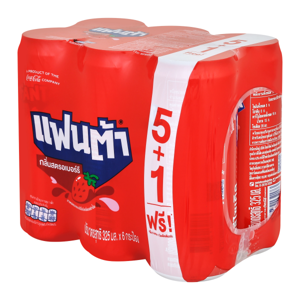 แฟนต้า น้ำอัดลม น้ำแดง 325 มล. x 5+1 ชิ้น_thumbnail_5