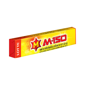 LOTTE M-150 Mixed Fruits Flavor Chewing Gum 13.5 g.