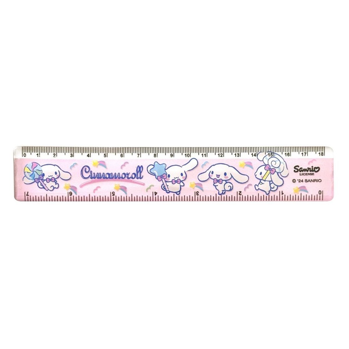 แบร์รอน กิ๊ฟ ไม้บรรทัด Cinnamoroll 18 ซม. รุ่น CNR02 คละแบบ