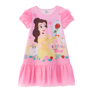 ดิสนีย์ ชุดเดรส Belle Princess เด็กหญิง รุ่น FMTN2601LG005 สีชมพู
