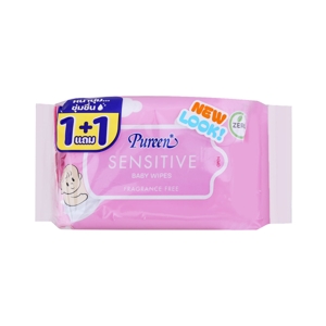 PUREEN Baby Wipes SENSITIVE 30 Sheets Pack 1+1