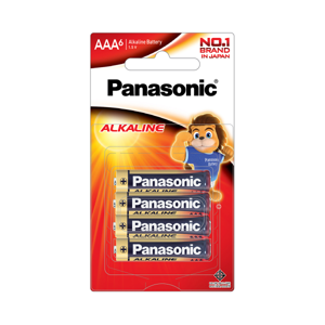 พานาโซนิค ถ่านอัลคาไลน์ 1.5V ขนาด AAA x 6 ก้อน