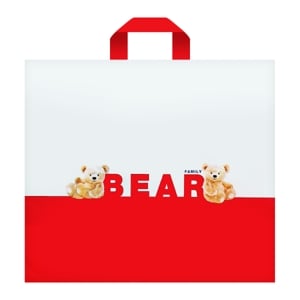 บิ๊กซี แฮปปี้ ไพรซ์ ถุงช็อปปิ้ง Bear Family ขนาด 46 x 40 นิ้ว สีขาว_thumbnail_1