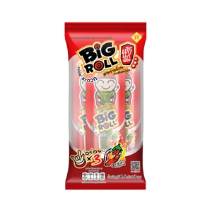 TAOKAENOI BIG ROLL JAPANESE STYLE GRILLED SEAWEED Spicy Size 2.5 g. x 3 units