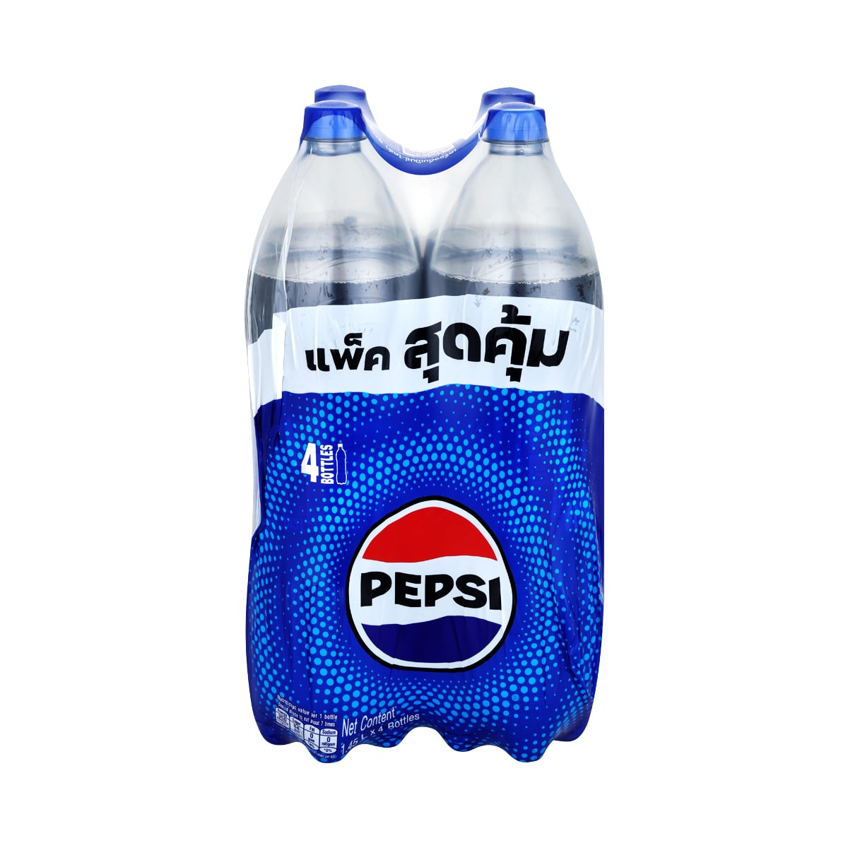 เป๊ปซี่ เครื่องดื่มอัดลม แบบขวด 1.45 ล. x 4 ชิ้น_3