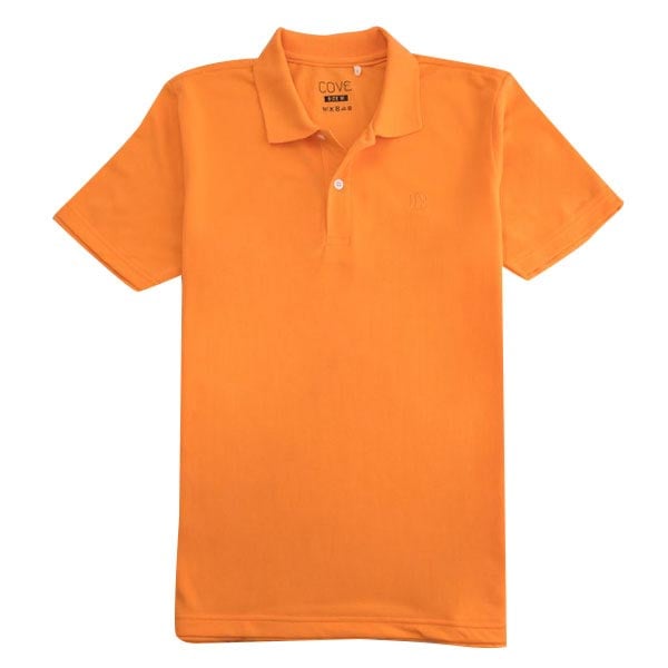 โคฟ เสื้อโปโลสีพื้น สีส้ม_1