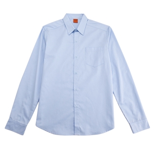 โคฟ เสื้อเชิ้ตแขนยาวสีพื้น สำหรับผู้ชาย สีฟ้า_thumbnail