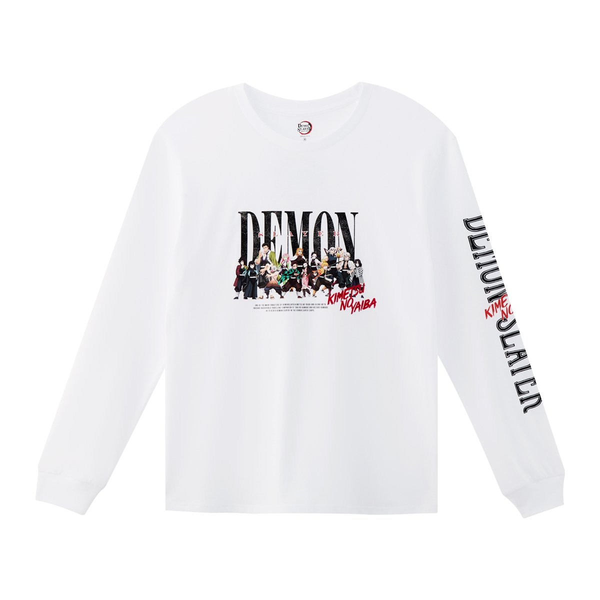 ดาบพิฆาตอสูร เสื้อยืดแขนยาวพิมพ์ลาย สำหรับผู้ชาย รุ่น FFIM25Q3YM005 สีขาว