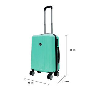 เบสิโค กระเป๋าเดินทาง รุ่น Silky RE1152 ขนาด 20 นิ้ว สีเขียว_thumbnail_4