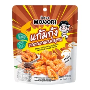 โมโนริ แก้มกุ้งทอดอบกรอบปรุงรส รสซอสมะขาม 22 ก._thumbnail