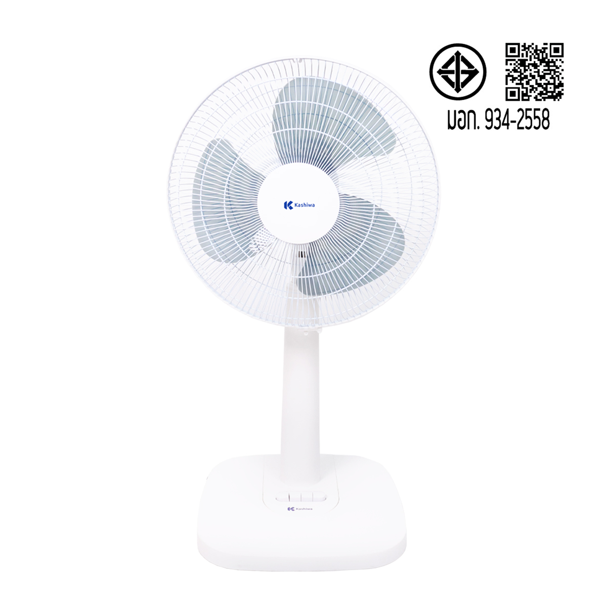 คาชิวา พัดลมสไลด์ 16 นิ้ว รุ่น FS-2202 สีขาว_1