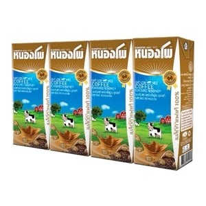 หนองโพ นมปรุงแต่งพร่องไขมัน ยูเอชที รสกาแฟ 180 มล. แพ็ค 4_thumbnail