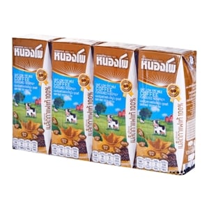 หนองโพ นมปรุงแต่งพร่องไขมัน ยูเอชที รสกาแฟ 180 มล. แพ็ค 4_thumbnail_3