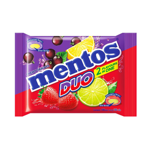 Mentos Strawerry Lime Pouch Candy 2.7g. Pack 100