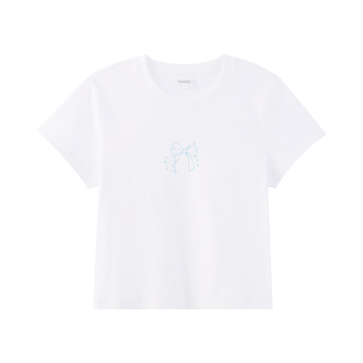เบสิโค เสื้อยืดผู้หญิง สีขาว