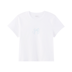 เบสิโค เสื้อยืดผู้หญิง สีขาว_thumbnail