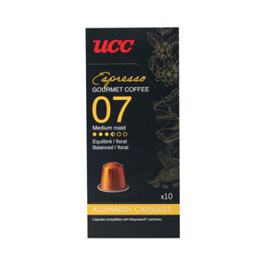 UCC Espresso Gourmet Coffee 10 Capsules 50g.
