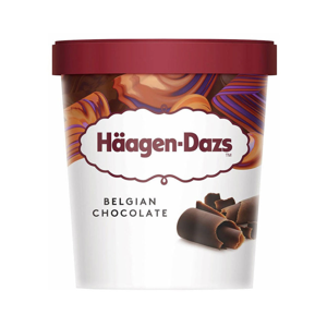 Haagen Dazs Belgian Chocolate Ice Cream Cup 392g.