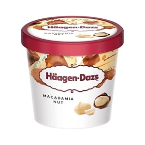 Haagen Dazs Macadamia Nut Ice Cream Cup 81g.