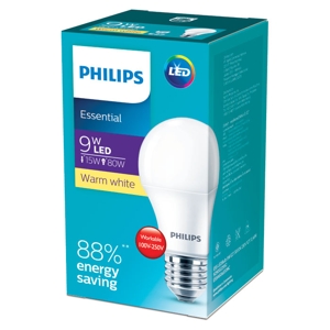 Philips LED Essential Warm White Size 9Watt