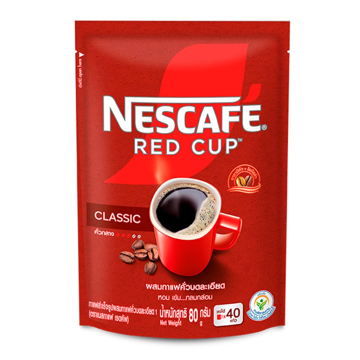 เนสกาแฟ เรดคัพ กาแฟสำเร็จรูป ชนิดถุง 80 ก.