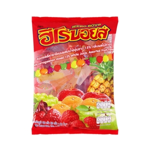 HERO BOYS Carrageenan Jelly with 15% White Grape Juice and Mixed Juice Flavour 20 g. X 30 cups