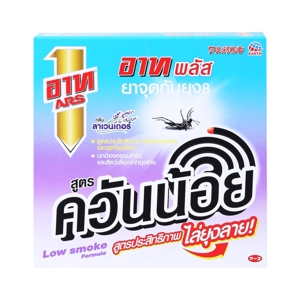 อาท พลัส ยาจุดกันยุง กลิ่นลาเวนเดอร์ สูตรควันน้อย 150 ก. บรรจุ 10 ขด