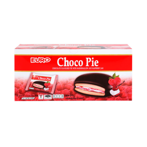 Euro Chocolate Pie With Marshmallow and Raspberry Jam 204 g.