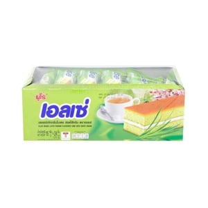ELLSE Pandan Flavored Layer Cake with Cream Filling 15 g. 24 pcs.