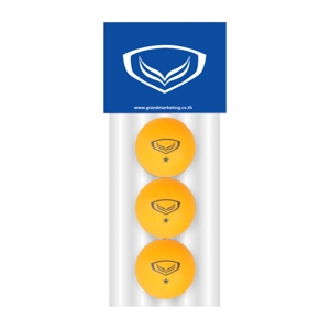 GRAND SPORT 1 StarTable Tennis x 3 Balls Assorted Colors