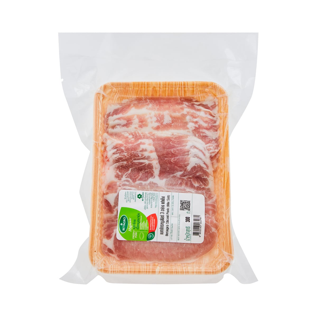 เบทาโกร หมูสไลซ์ 3 อย่าง แช่แข็ง_1