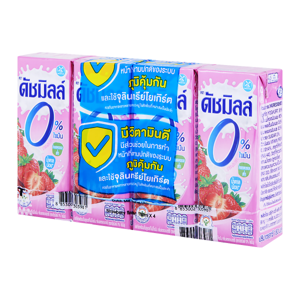 ดัชมิลล์ โยเกิร์ตพร้อมดื่มยูเอชที ไขมัน 0% กลิ่นสตรอว์เบอร์รี่ 180 มล. x 4 ชิ้น_thumbnail_2