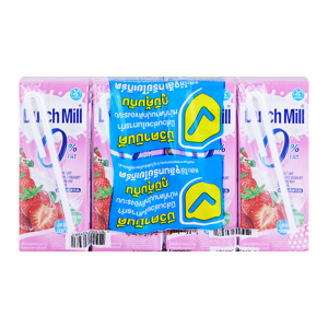 ดัชมิลล์ โยเกิร์ตพร้อมดื่มยูเอชที ไขมัน 0% กลิ่นสตรอว์เบอร์รี่ 180 มล. x 4 ชิ้น_thumbnail_3