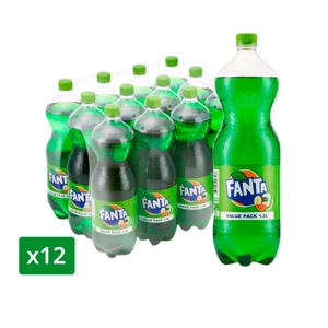 แฟนต้า น้ำอัดลม น้ำเขียว 1.5 ล. x 12 ชิ้น