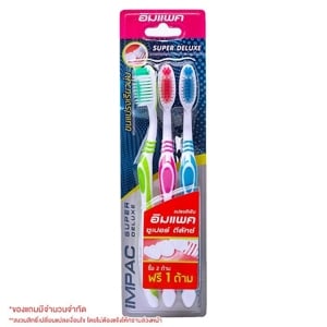 อิมแพค แปรงสีฟัน รุ่นซูเปอร์ ดีลัคซ์ แพ็ค 2 แถม 1 ในแพ็ค_thumbnail