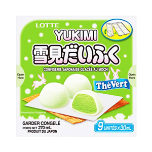 Lotte Yukimi Daifuku Green Tea 270ml.