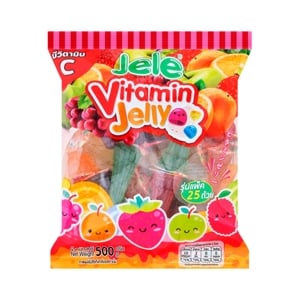 JELE Vitamin Jelly 25 cups Assorted Fruit Flavors 500 g.
