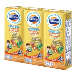 Foremost Omega Gold 4 Plus Plain 180ml. Pack 3