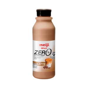 Meiji Pasteurized Coffee Latte Flavored Milk No Sucrose Added Formula 450ml.