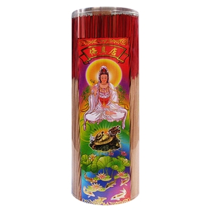 ธูปกวนอิมไผ่เขียว ชนิดหลอด