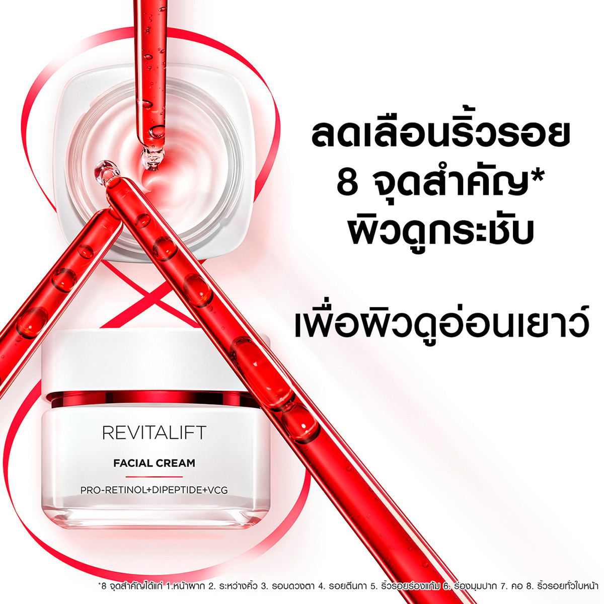 ลอรีอัล ปารีส รีไวทัลลิฟท์ แอดวานซ์ แอนตี้-ริงเคิล เฟิร์มมิ่ง ไนท์ ครีม 50 มล._5